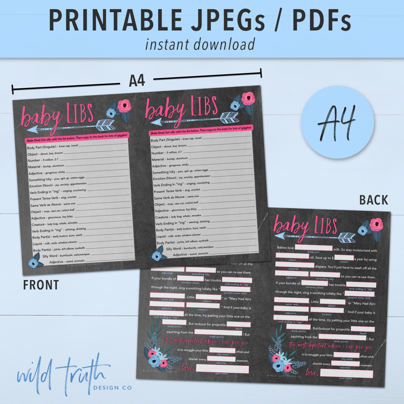 baby shower games printable uk