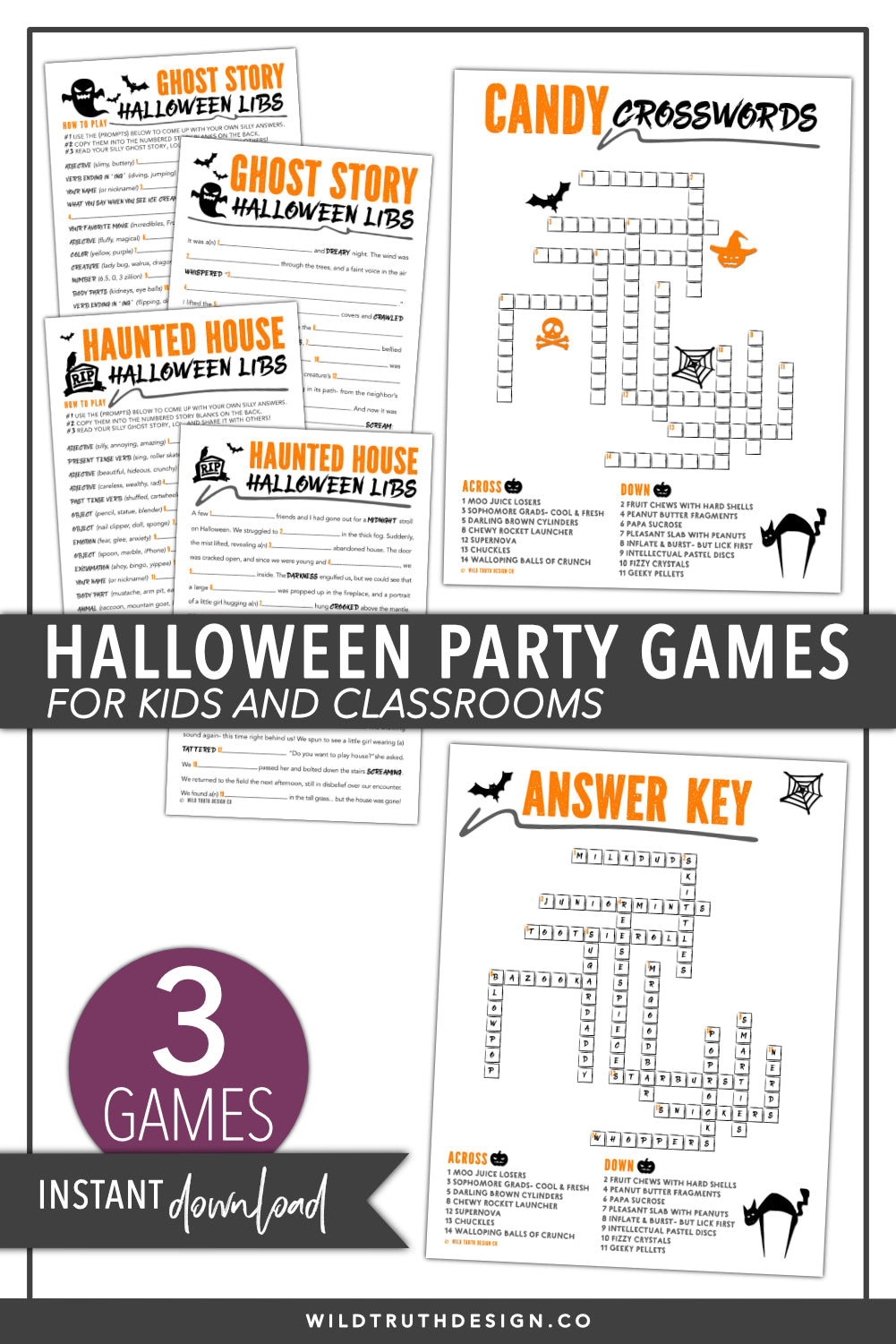 halloween school party games
